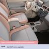 Подлокотник для автомобиля Leapmotor T03 2023 2024 2025 Центральный ящик для хранения Подлокотник Модификация салона