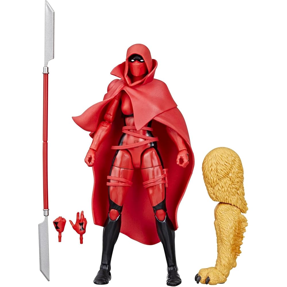 Hasbro Marvel Legends Фигурка Красной Вдовы 15 см, Коллекционная, с деталями для сборки фигурки