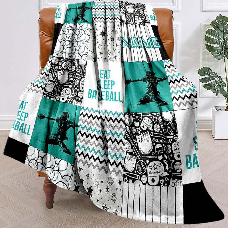 Ball Customize Your Name Blanket Used For Chair Office Sofa Bed Camping Soft And Warm Giving Friends And Relatives Birthday Gifts Graduation Gifts
