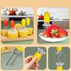 Corn Cob Holder Comfortable Grip Fruit Fork Reusable Convenient Corn On The Cob BBQ Fork Skewer Outdoor