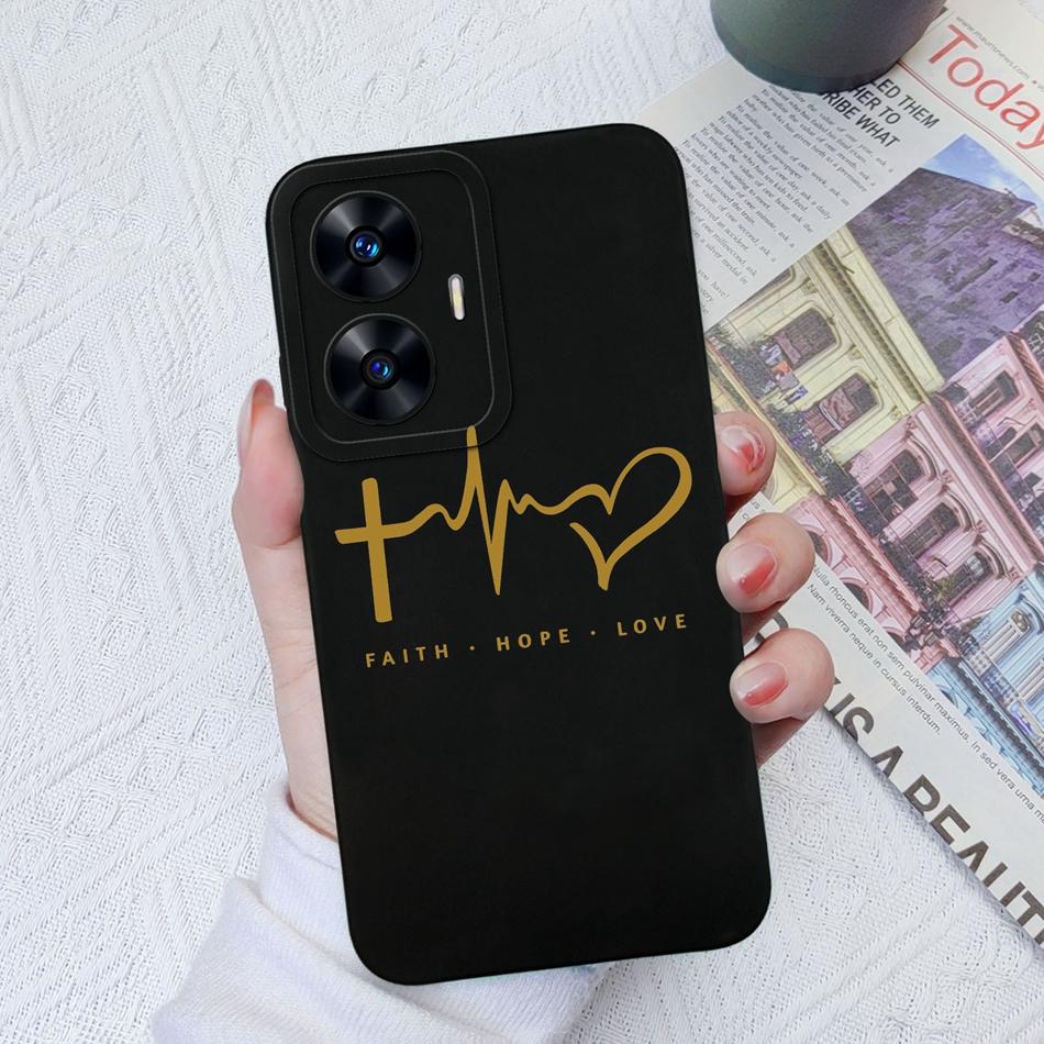 Чехол для телефона OPPO Realme C55 C35 C33 C31 Улучшенная защита камеры Жидкий силиконовый бампер Чехол для Realme C 55 35 33 31