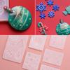 Инструменты для изготовления снежинок, рождественская елка, рождественская форма, силиконовая форма, смоляные формы, хрустальный кулон