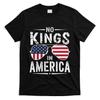 No Kings In America Sunglasses Us Flag Funny Anti Trump T-Shirt Unisex