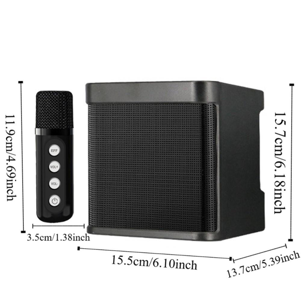 Portable Wireless Sound Microphone Set Multifunctional Mini Home Karaoke Speaker Birthday Gifts