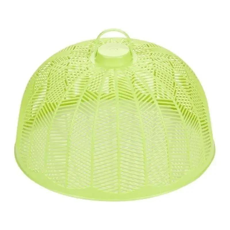 Пластиковая крышка стола, круглая противомоскитная кухонная утварь, кухонные принадлежности, сетчатые чехлы для блюд для пикника B