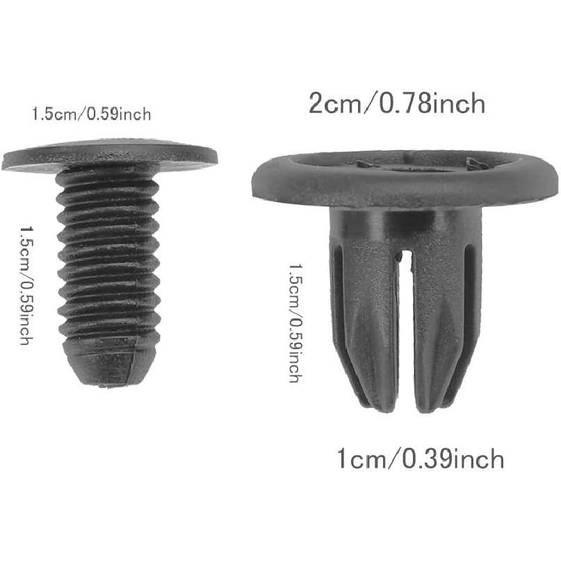 50 Pcs Fender Liner Rivets Clips Replacement Replacement Clips