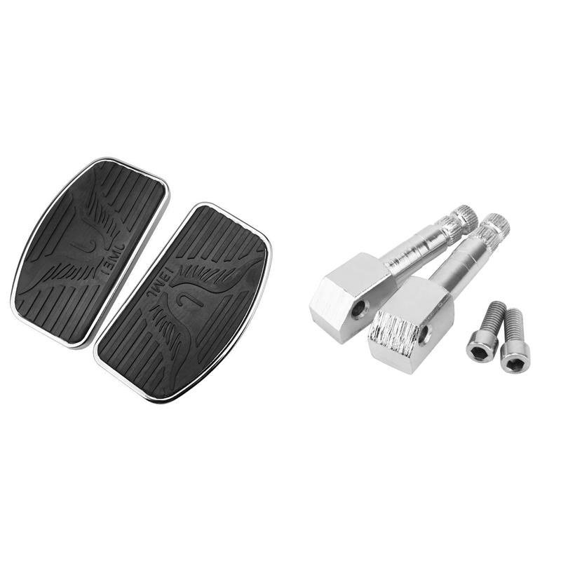 Motorcycle Universal Footrest Floorboards For Honda VTX Yamaha V-STAR Drag Star Suzuki Kawasaki