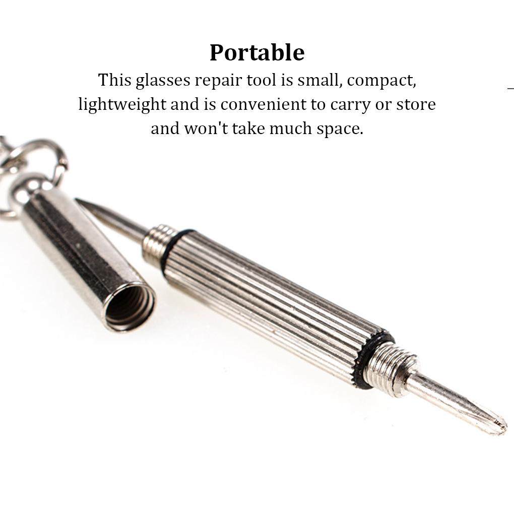 Мини-инструмент для ремонта очков, Солнцезащитные очки, Часы, Очки, Портативная отвертка, DIY, Ремесло, Обслуживание, Многофункциональный ручной инструмент
