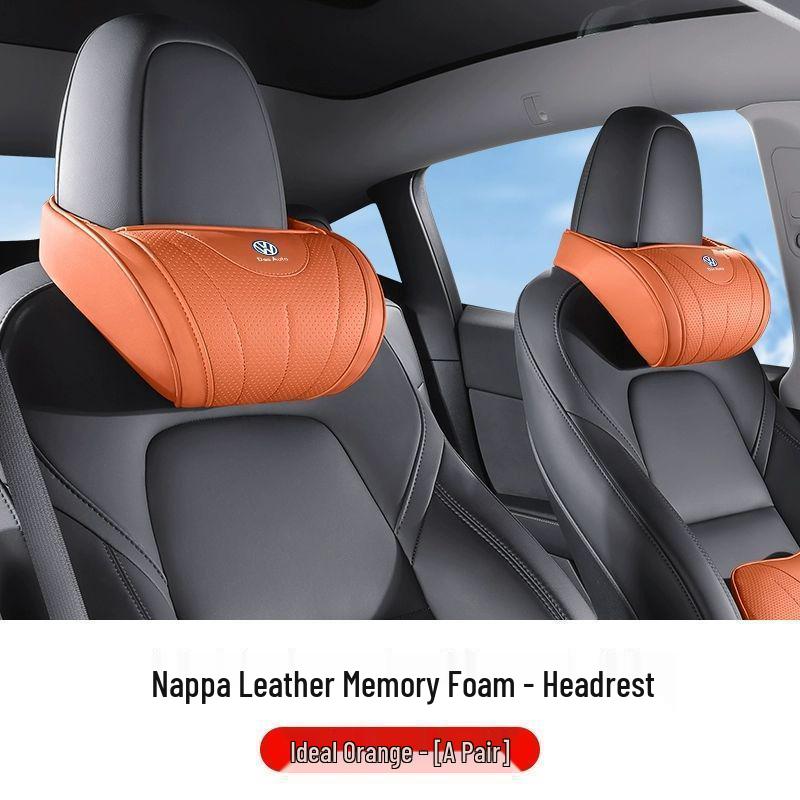 Volkswagen Lumbar Support & Headrest: Compatible with Passat, Magotan, Sagitar, Bora, Lavida, Tharu, ID3/4/6.