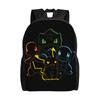 Рюкзаки Pokemon Драгонайт Витражный Драконий тип Поколение 1 Daypack mochila Journey Застежка-молния Rucksack