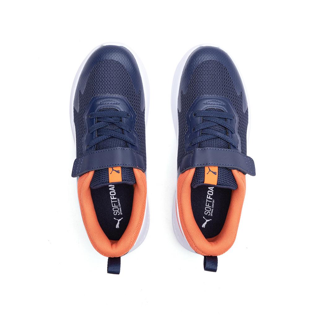 Puma Evolve Run Mesh Fabric Ac Ps Comfortable Classic Simple Versatile Daily American Retro Fashion Trend Campus Low Top Kids Casual Shoes 386239-02