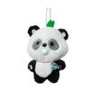 Adorable Bubble Blowing Panda Plush Toy Cute Stress Relief Stuffed Animal Keychain
