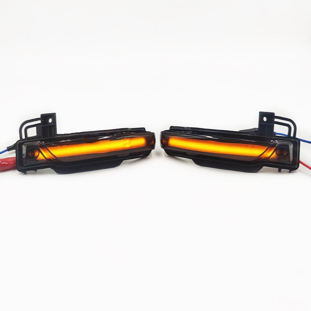 2x Dynamic Turn Signal Mirror Light For Dodge Durango Jeep Grand Cherokee 11-22