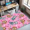 PAW Patrol Pattern Rug, Indoor/Outdoor Mat, for Picnic, Gameroom, Bedroom, Office, Living Room, Home Decor Carpet, Birthday Gift