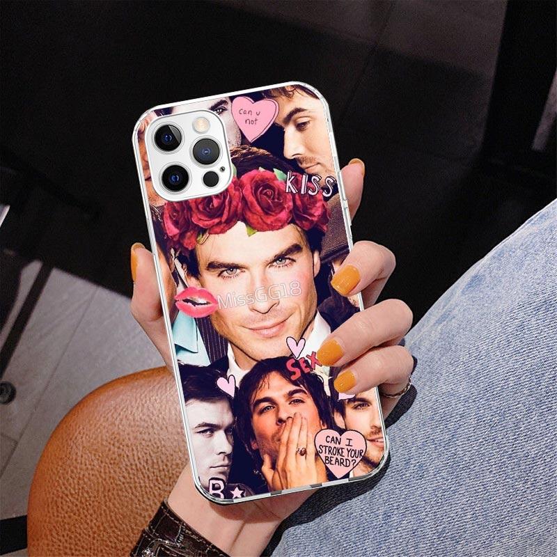 The Vampire Diaries Salvatore Phone Case For iPhone 17 Air 16 Pro Max 16E 15 + 14 Plus 11 12 13 Mini 7 8 SE Gift Print Cover Fun