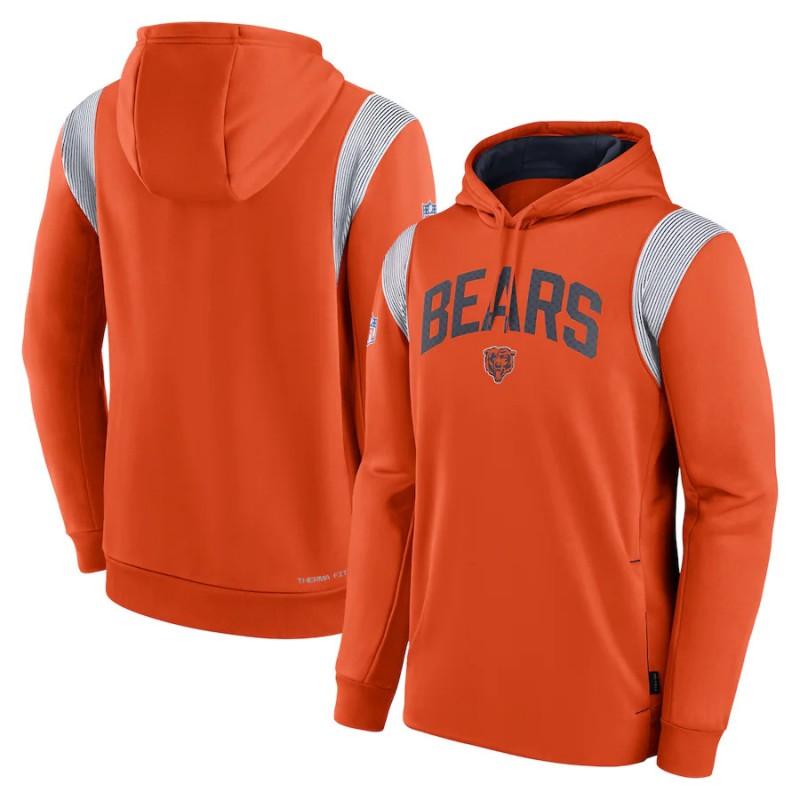 Mens NFL Football Hoodie Athletic Paneled Pullover Sweatshirt Team Sportswear