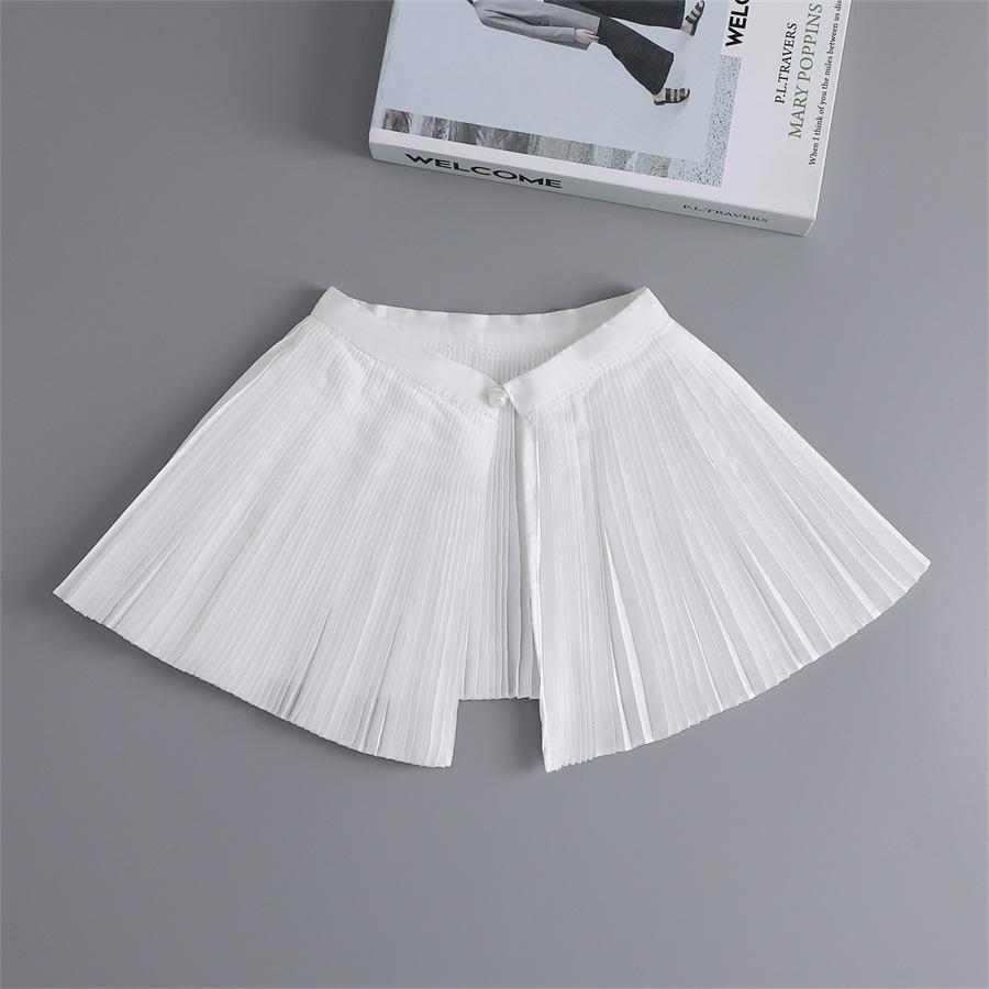 Универсальный воротник-стойка Little Expert с защипами и складками, в весеннем стиле