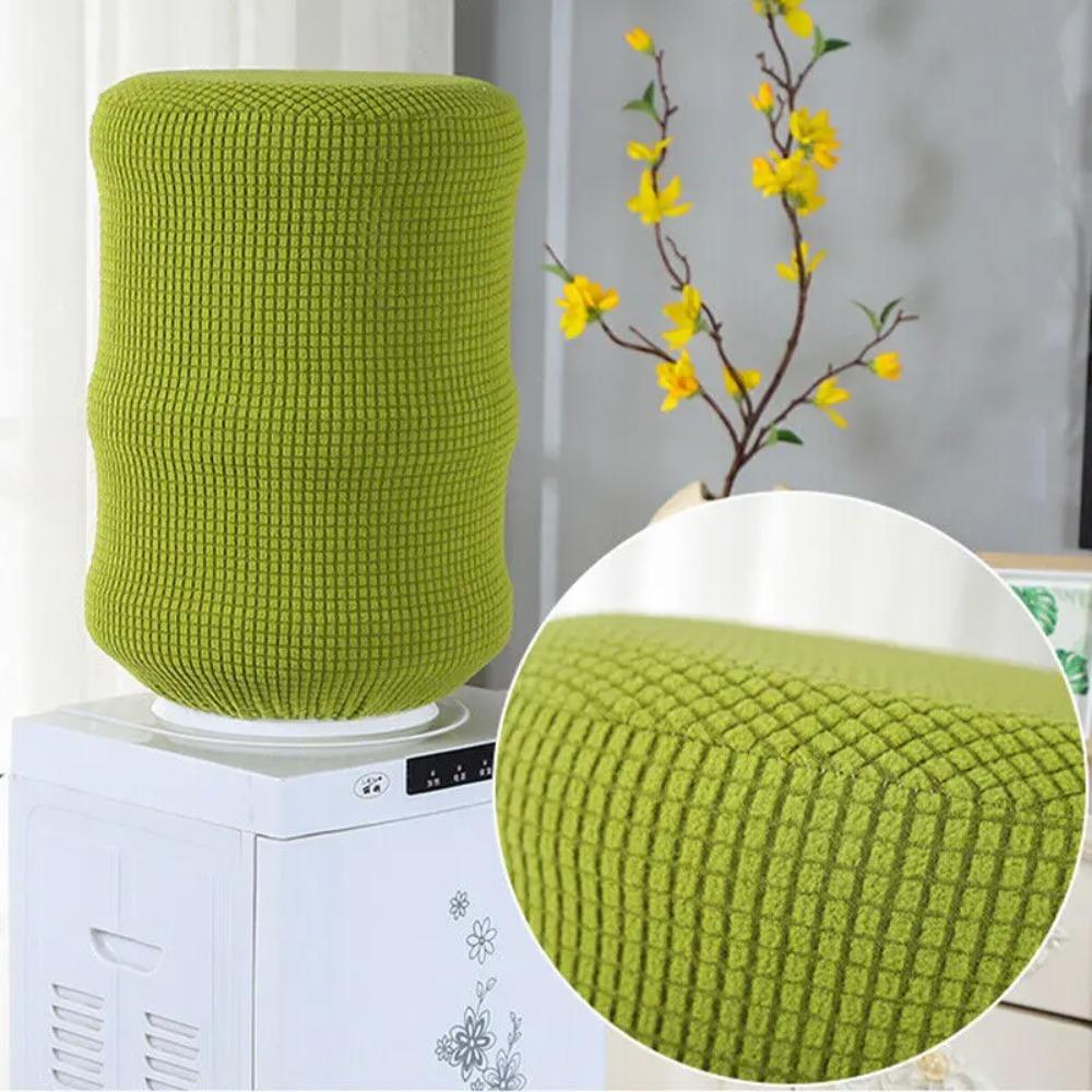 Reusable Water Dispenser Bucket Sleeve Solid Color Dust Cover Water Dispenser Cover  Living Room