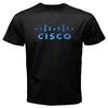 Новая черная футболка унисекс с логотипом Cisco Networking Company