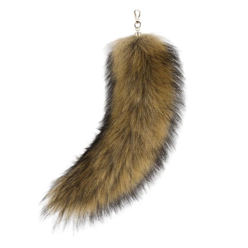 Flexible Mask With Plush Tail DIY Crafting Supply Costume Accessory For Costume And Creative Dressing Up Event