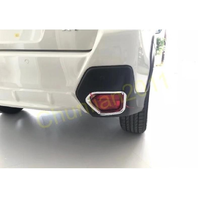 Передняя + Задняя Накладка на Противотуманную Фару для Subaru XV 2018- 6 шт. Комплект Противотуманных Фар