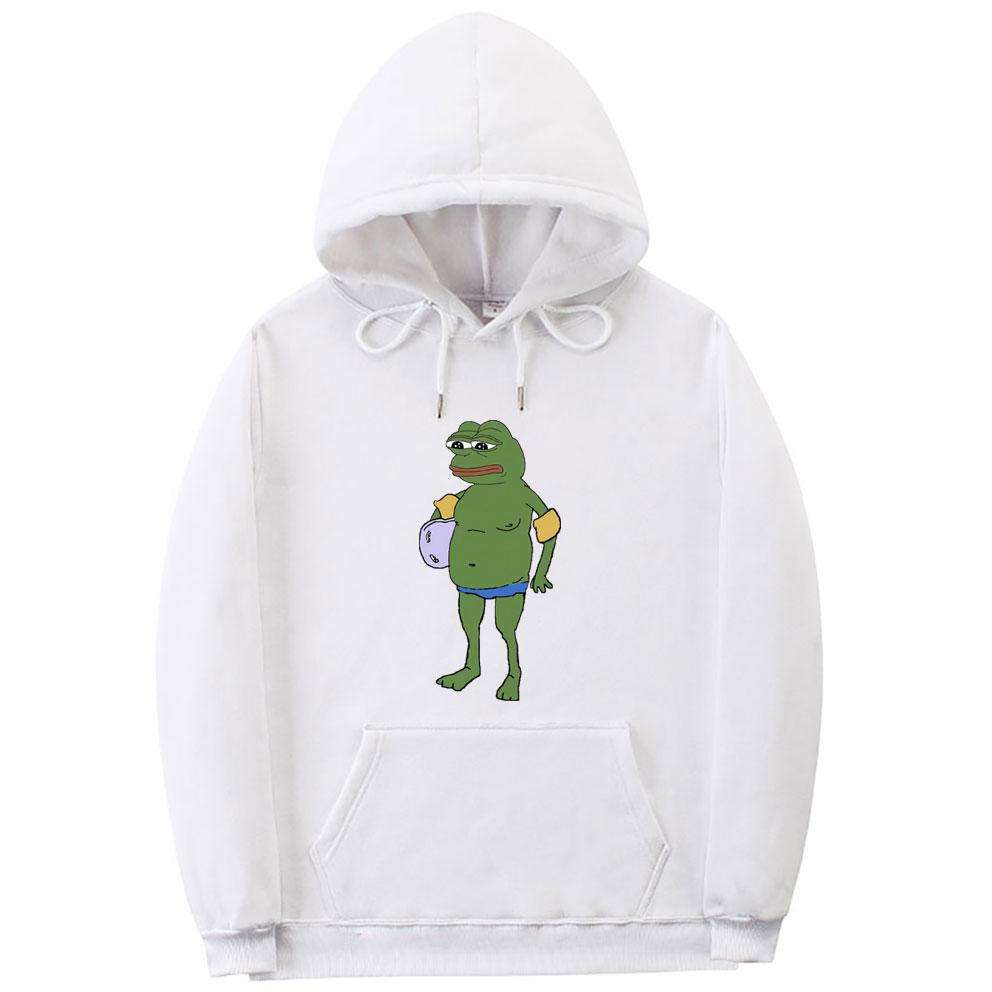 Забавная лягушка Пепе, шорты для плавания, толстовка с рисунком, унисекс, женская повседневная свободная толстовка с капюшоном, мужские флисовые хлопковые толстовки большого размера