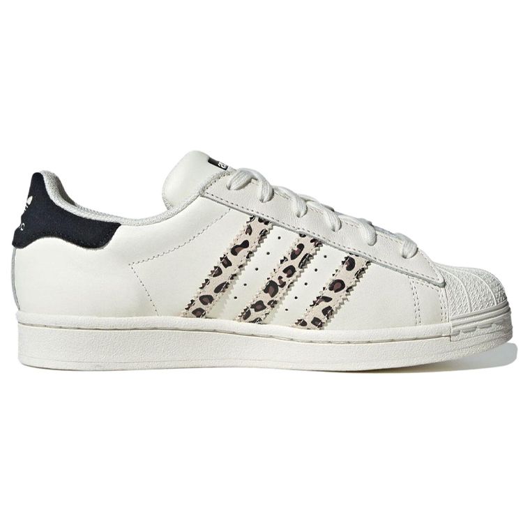 Adidas Женские кроссовки Superstar Off White Black Leopard Cream Core-Black IF7615