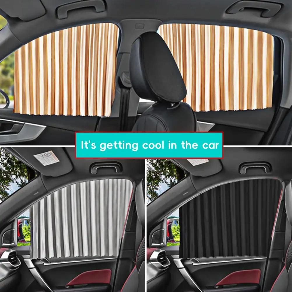 2/4 шт. солнцезащитный козырек на окно автомобиля, полностью магнитный, передний задний ряд, солнцезащитный козырек, универсальная защита боковых окон автомобиля, автомобильные шторы