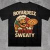 Футболка Boyardeez Titties Потная, Футболка с грязной шуткой, Футболка с забавной надписью, Футболка с юмором для взрослых, Футболка с ироничной цитатой, Дерзкая футболка, Смелое заявление