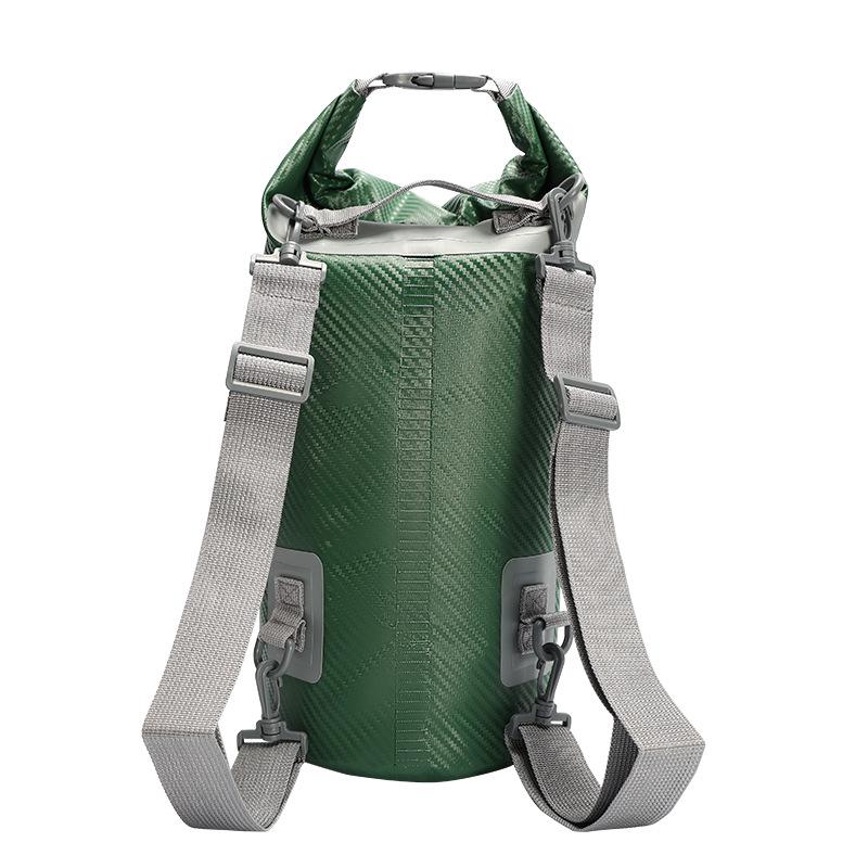 Camouflage PVC Waterproof Backpack for Swimming, Beach, and Drifting
