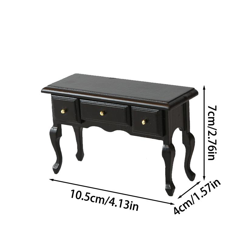 1:12 кукольных миниатюрных туалетных столиков, имитация стола, мебель, модель декора, игрушки, кукольные аксессуары для дома