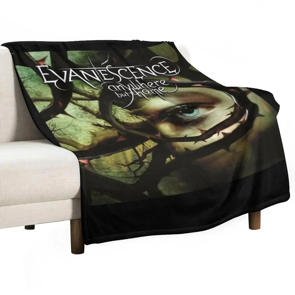 Evanescence Rock band Throw Blanket Color Fast Cozy Throw Blanket