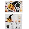 1 Pc Halloween Party Sticker  Ghost Spider Pumpkin Skeleton Sticker for DIY Decroate Window Static Electricity Sticker