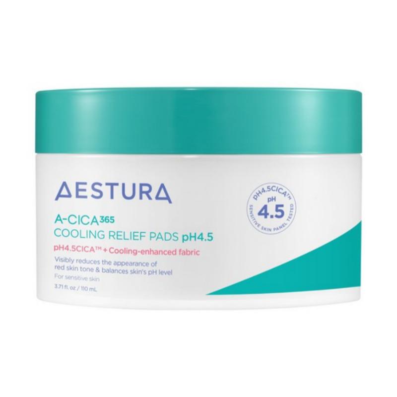 Aestura Acica 365 Охлаждающие успокаивающие пэды pH 4.5 (60 дисков / 110 мл)
