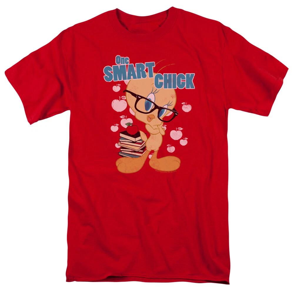 Футболка Looney Tunes "Одна умная цыпа" - Обычная или майка - до 5XL