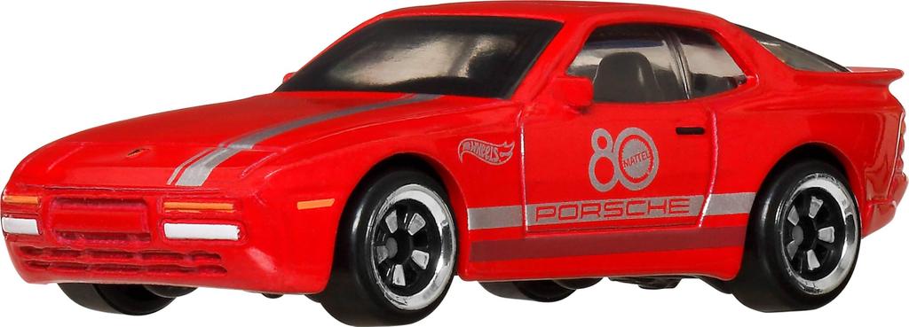 Hot Wheels Mattel 80-летие Транспортное средство Игрушка Мини Возраст 3 и JGK09 Набор из 8 машин, Вверх, Красный,