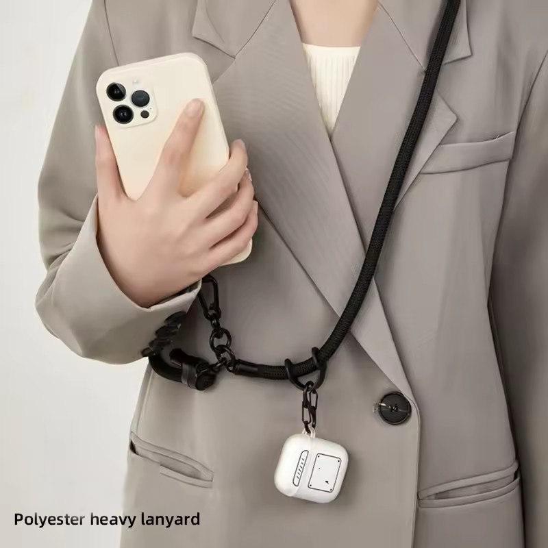 Ремешок для телефона, регулируемый, диаметр 1 см, универсальный чехол для улицы, через плечо, для карт, на шею, с зажимом, ремешок на запястье, защищающий от потери