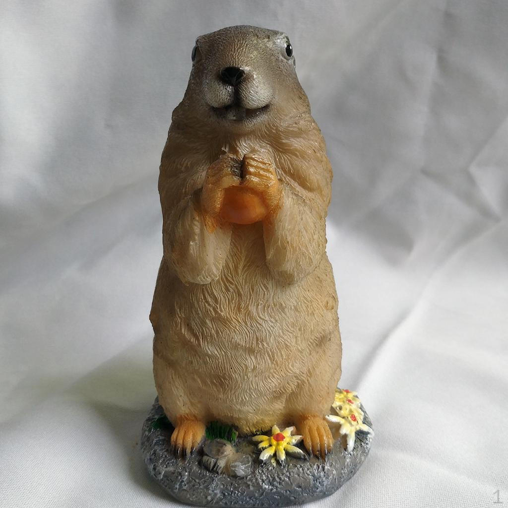 Статуя животного из смолы, садовая скульптура, украшение для газона, реквизит для фото