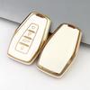 Модный чехол-держатель для ключей из ТПУ с золотой кромкой для Geely Coolray Atlas Boyue NL3 Emgrand X7 EX7 SUV GT GC9 Borui