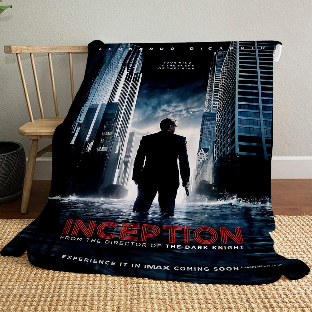 1pc Leonardo DiCaprio InceptionOutdoor Flannel Blanket Soft Plush Decor for Picnics, camping,Bedroom, Playroom, or Lunch Breakn1237A