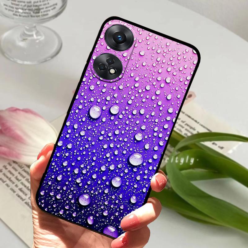 Чехол для OPPO Reno 8T CPH2481 с рисунком «Волк и Мрамор» Мягкий силикон Прозрачная крышка Funda для телефона OPPO Reno8 T Чехол для Reno 8T 4G Coque