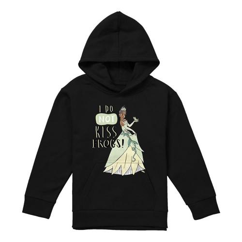 The Princess and the Frog Childrens/Kids Does Not Kiss Frogs Tiana Heather Hoodie