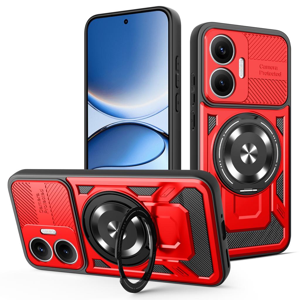 Для Xiaomi Redmi Turbo 4 Pro 5G Магнитный чехол Вращающаяся подставка ТПУ+ПК Чехол для телефона