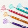 1,0 мм Милые инструменты для рисования Канцелярские товары Гелевая ручка с блестками Флеш-маркер Ручка-хайлайтер с изменяющимся цветом
