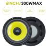 6 Inch Car Audio Speaker Full Range Frequency Mid-bass Modified Speaker Subwoofer Non-destructive Installation