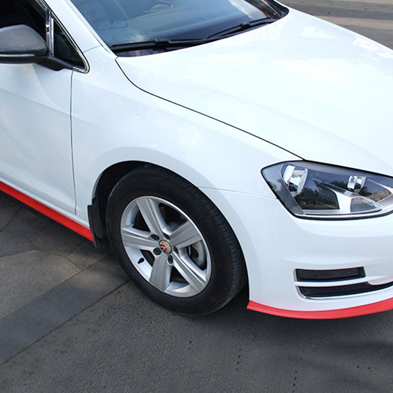 2,5 м автомобильный бампер, защитные полосы для губ, сплиттер, комплекты кузова, спойлер, бамперы, бампер для двери автомобиля, углеродное волокно, резиновая губа, ширина 65 мм