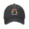 Винтажная Бейсболка с Котом "Pew Pew Madafakas" - Потертый Джинсовый Snapback, Летняя Шляпа для Улицы с
