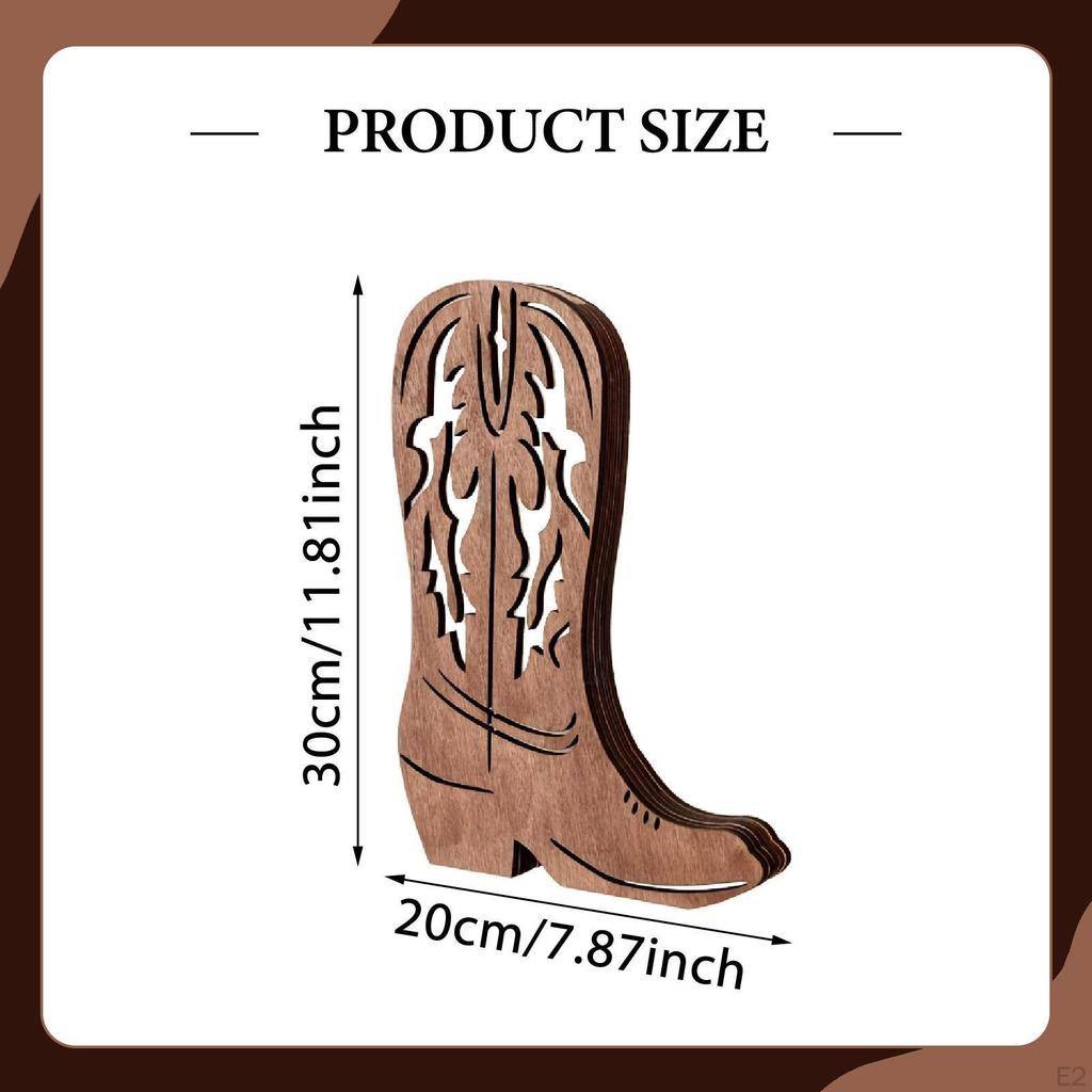 Ковбойский сапог ваза для цветов западный настенный декор ретро дизайн кашпо подвесное для дома в помещении