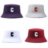 Новая панама с буквой C, шляпа рыбака для мужчин и женщин