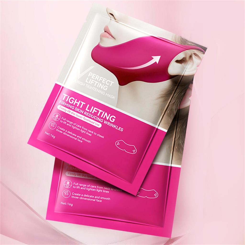 Подтягивающая и укрепляющая V-образная маска для лица, увлажняющая и питательная маска для кожи 5 мл